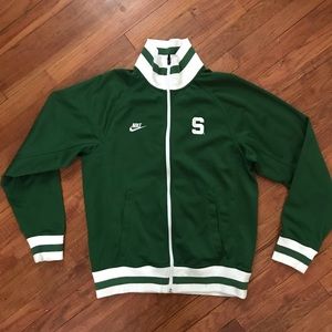 MSU Nike Athletic Zip-Up Jacket